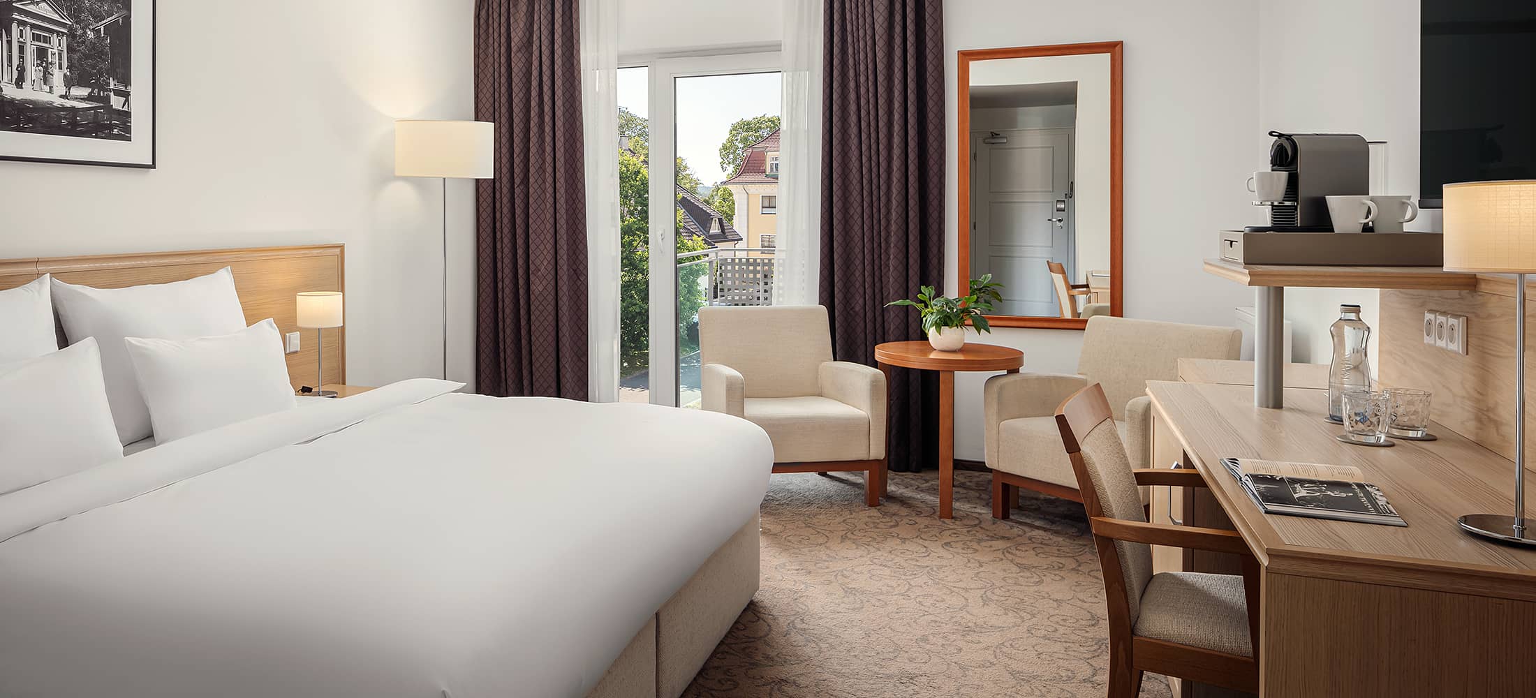 Double room with balcony | Harvey Spa Hotel Františkovy lázně