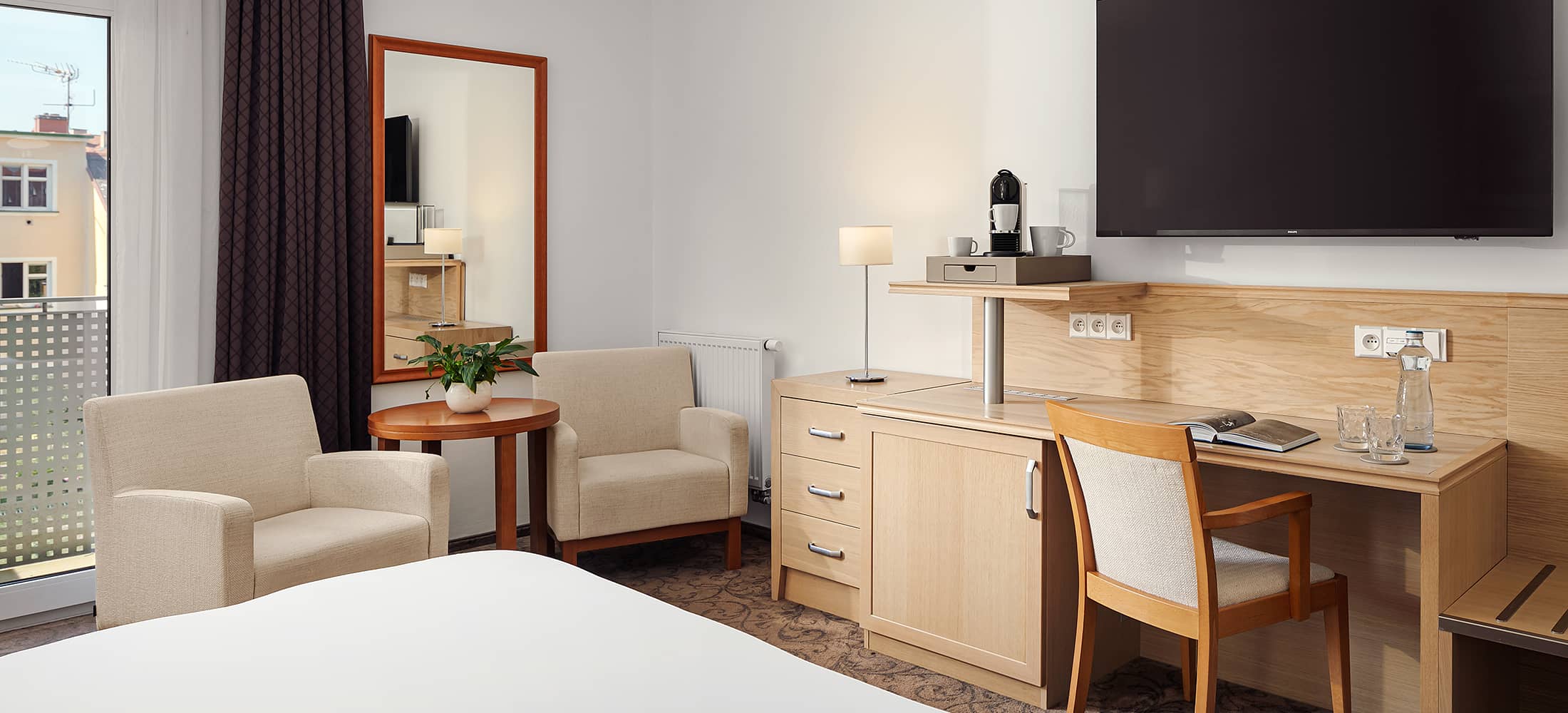 Double room with balcony | Harvey Spa Hotel Františkovy lázně